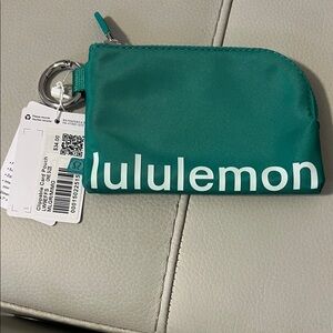 Lululemon Athletica Teal Key & Card Holder